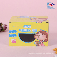 custom Chinese noodle packaging paper boxes with window
